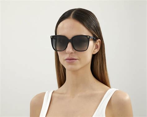 gucci gg0022s on face|gucci square sunglasses black.